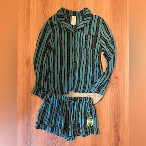 Disney Haunted Mansion Striped Pajama Set